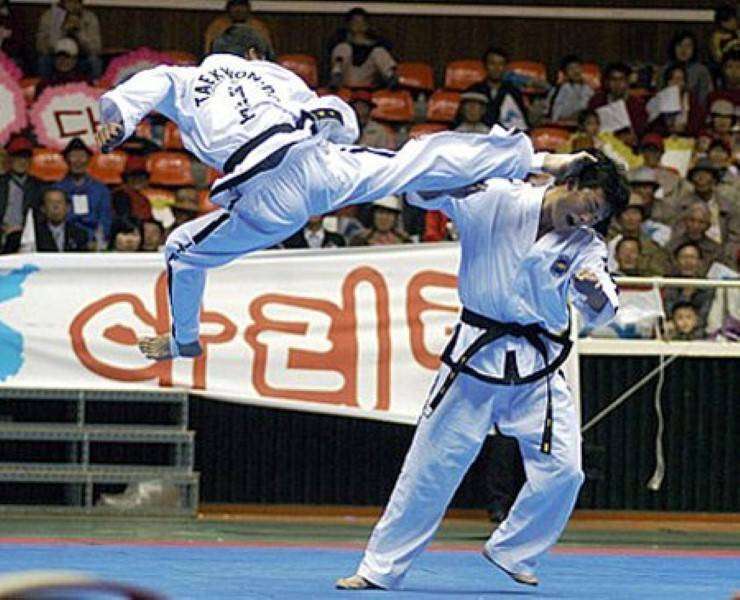 Поединок тхэквондо